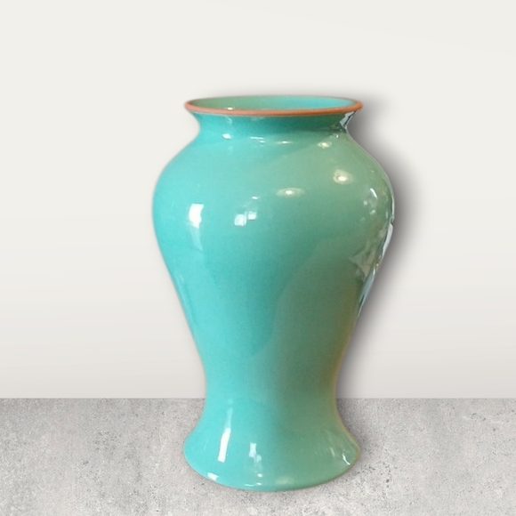 Other - Vintage Teal Vase